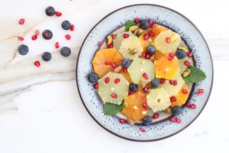 Obst im Teller